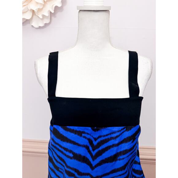 Emanuel Ungaro Paris Zebra Print Mini Dress Size 4 - Picture 2 of 7
